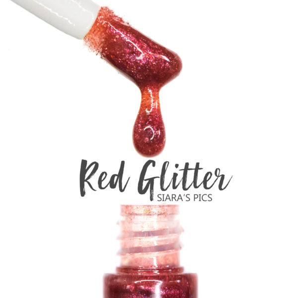 Red Glitter Gloss Drop