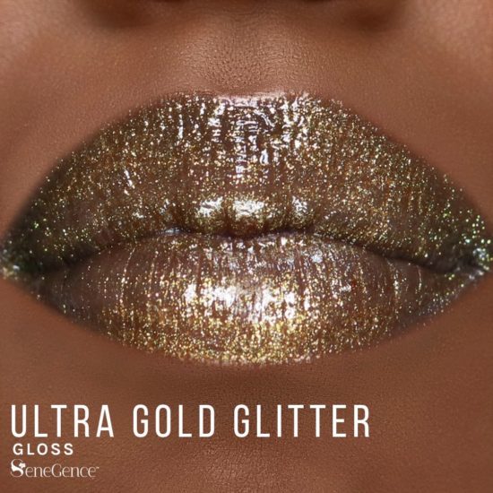 Lipsense Ultra Gold Glitter Gloss Limited Edition Swakbeauty