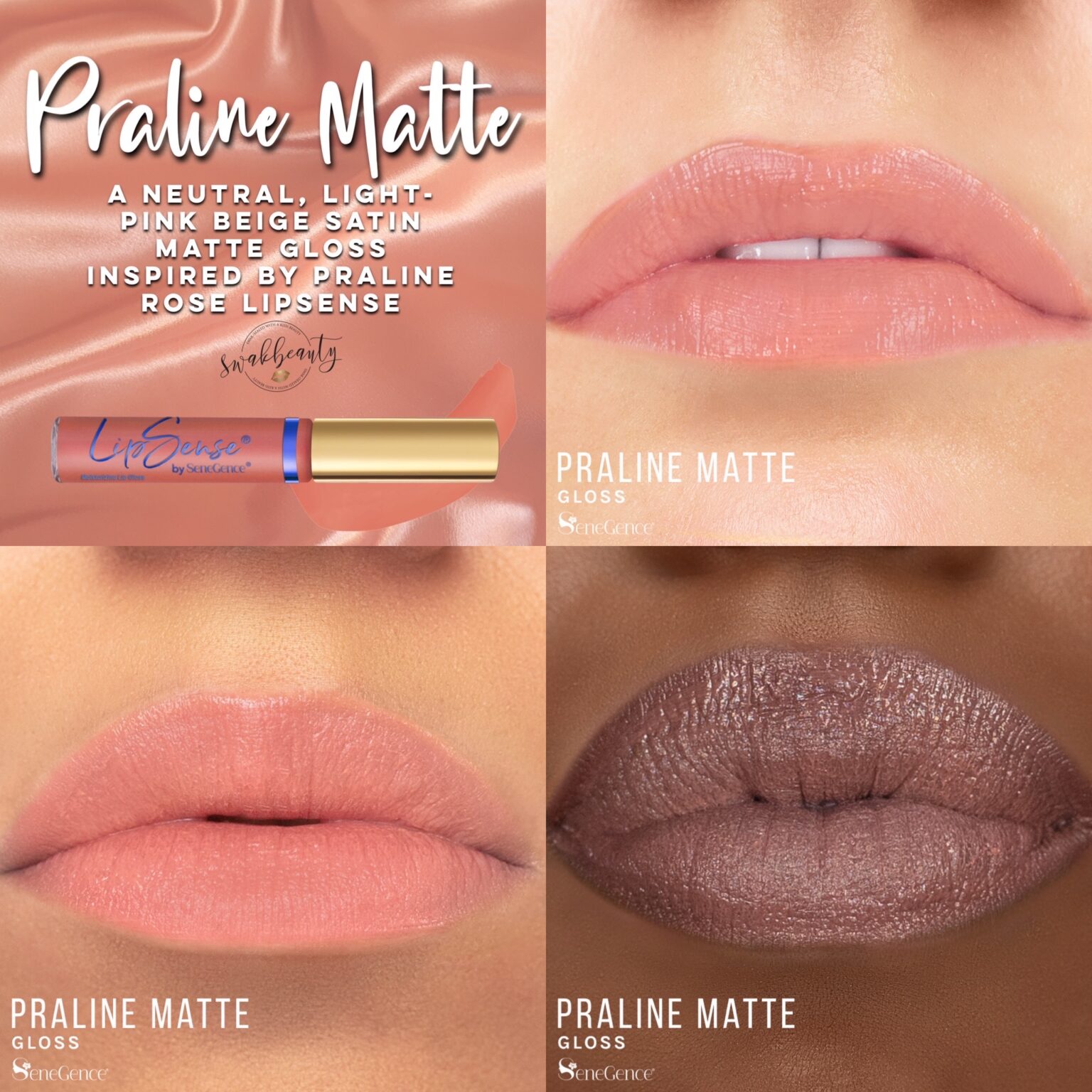 LipSense Satin Matte Nude Gloss Collection Limited Edition