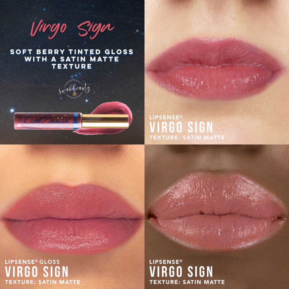 LipSense Virgo Sign Gloss Limited Edition Swakbeauty