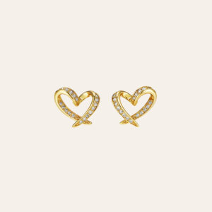 Open Heart Earrings