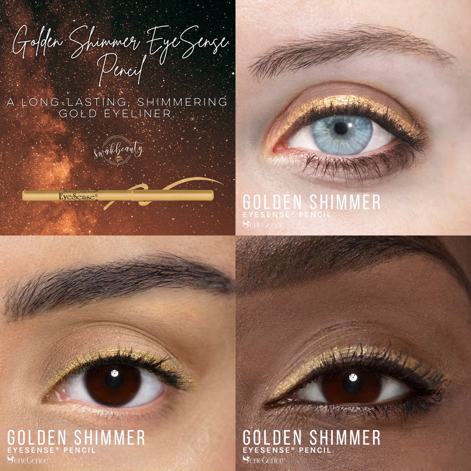 Champagne shimmer shadowsense