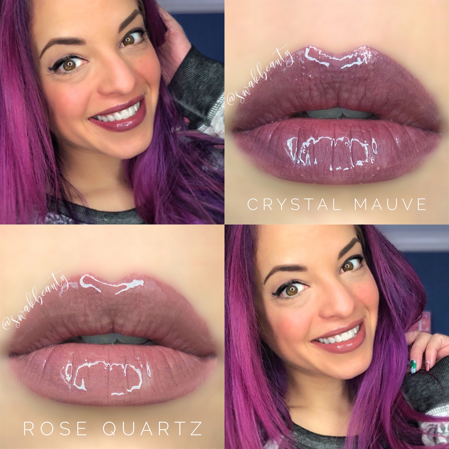 Sheer Crystal LipSense ® Duo. lipsense rose quartz. 