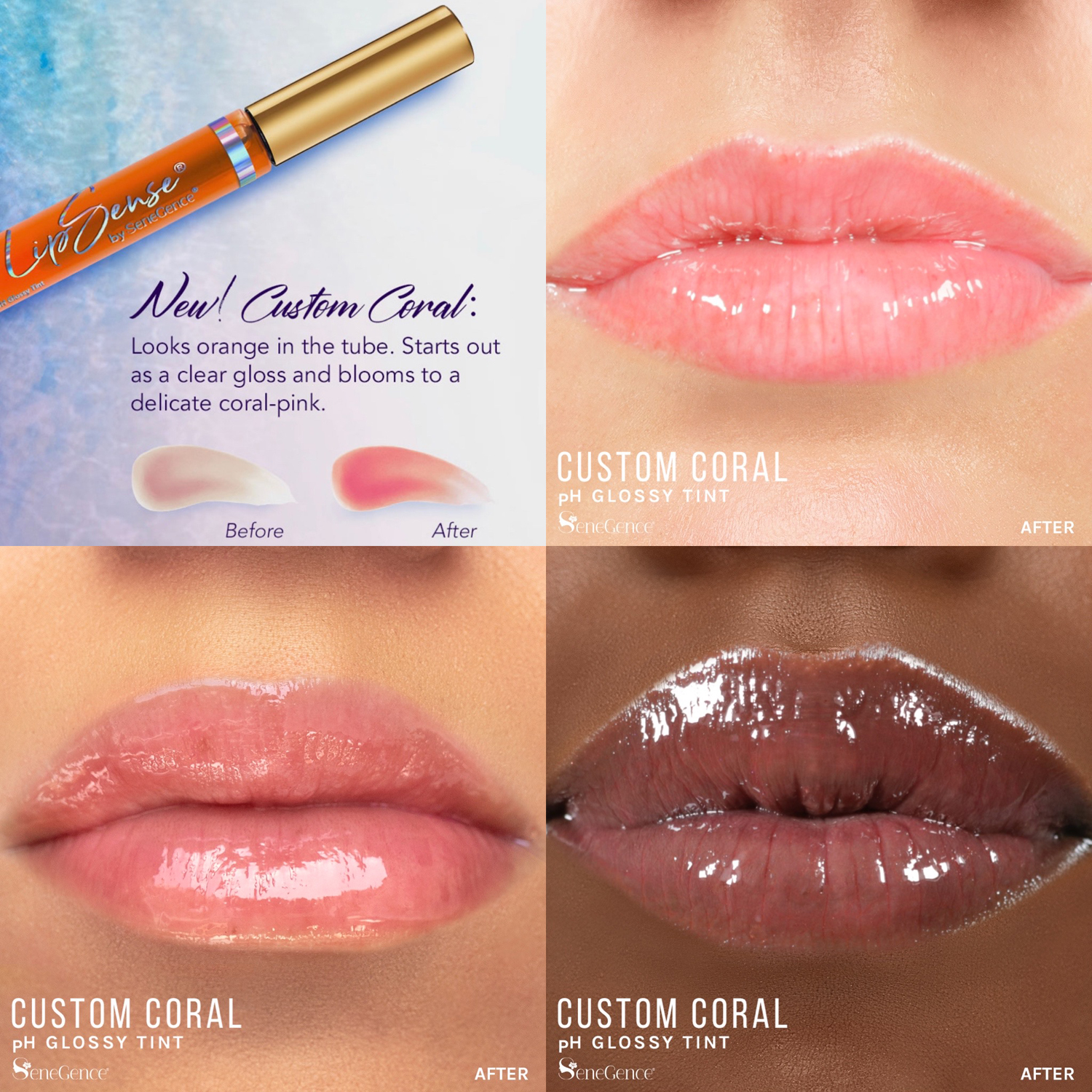 LipSense® Custom Coral pH Gloss (Limited Edition) – swakbeauty.com