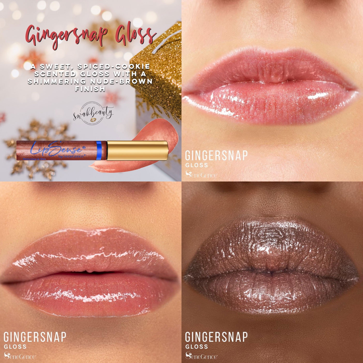 LipSense® Gingersnap Gloss (Limited Edition) – swakbeauty.com