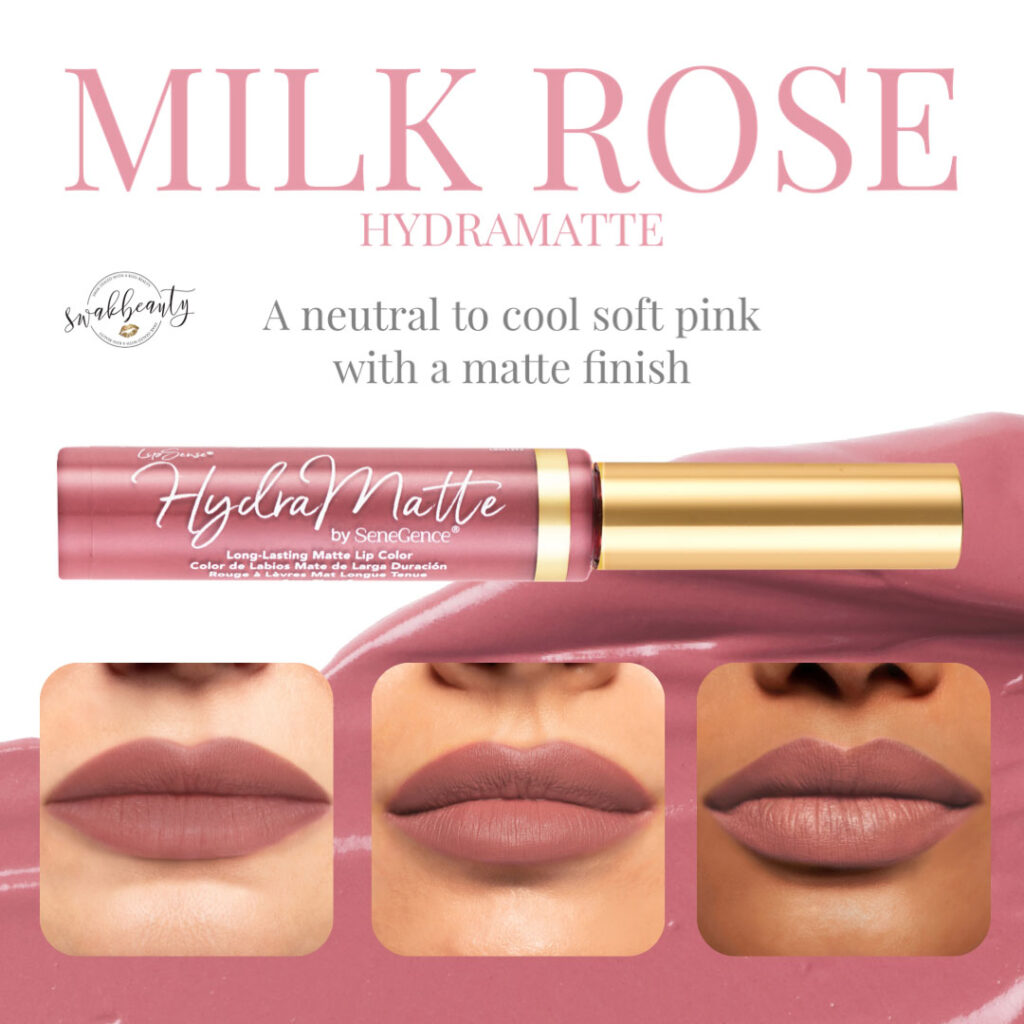 Milk Rose HydraMatte LipSense® – swakbeauty.com